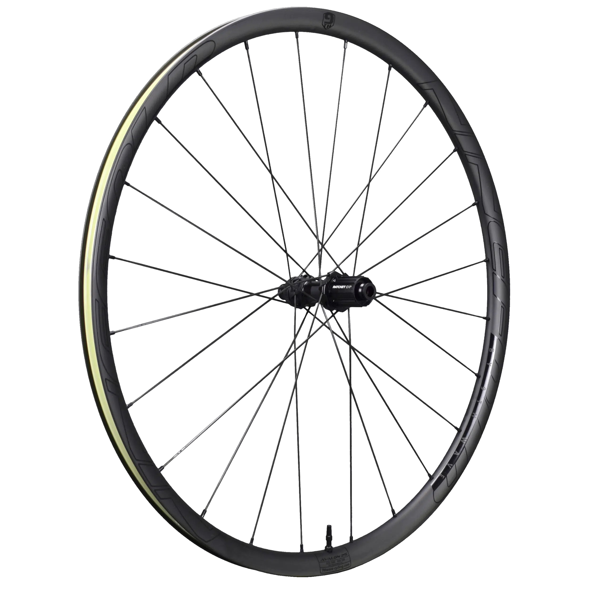 Ninefold Avalon 25 Carbon Wheels / DT Swiss 240 EXP (Center Lock) / 12 x 100 / 12 x 142 / Shimano HG 10/11 sp. - Image 6
