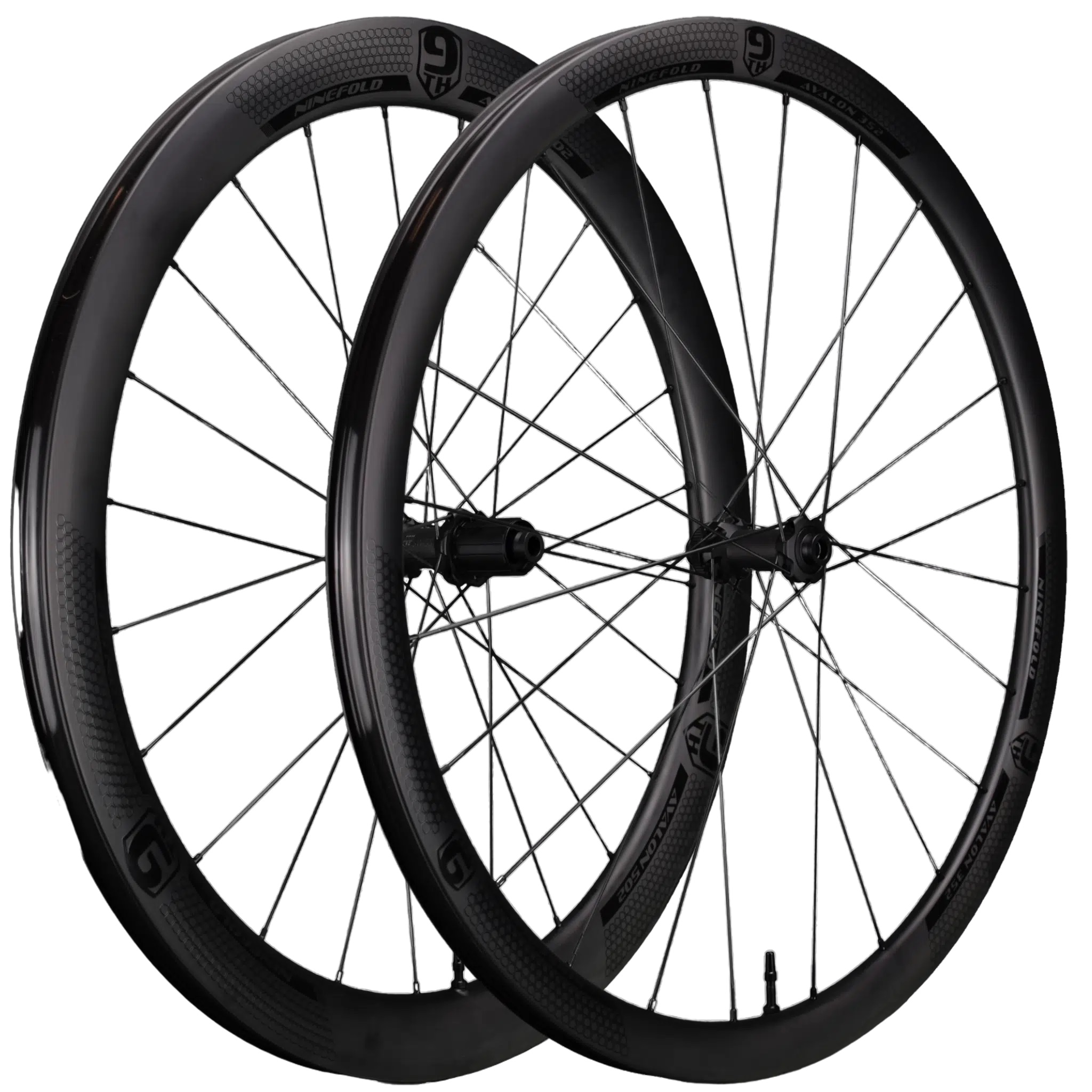 Ninefold Avalon Mix & Match Carbon Wheels 35-50 / DT Swiss 240 EXP (Center Lock) / 12 x 100 / 12 x 142 / Shimano HG 10/11 sp. - Image 6