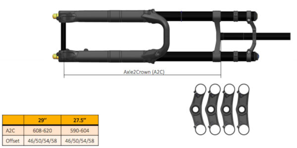 DH38 Crown set Offset 58 - immagine 3